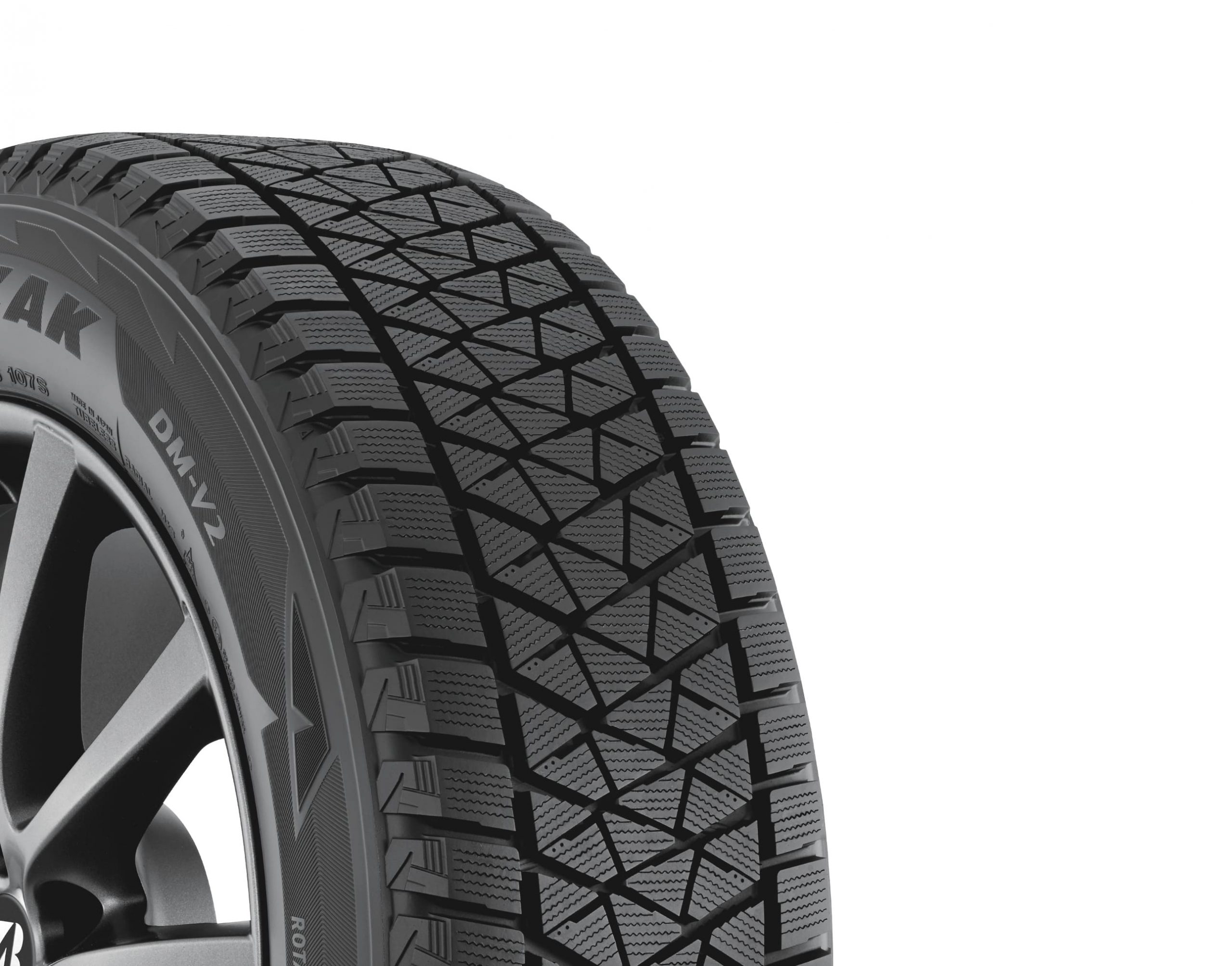 Brigestone BLIZAK DMV2 Performance-Winter Radial Tire-245/60R20 107S 