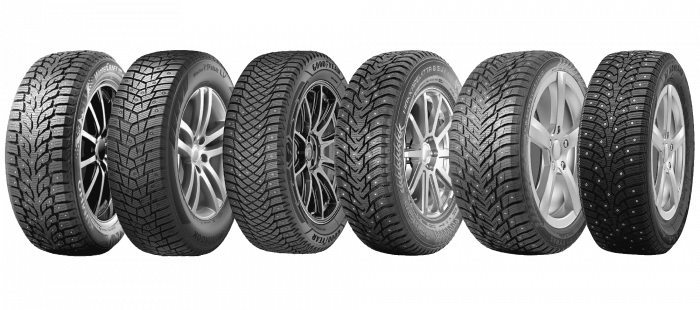 Studded winter tires for the 2021-2022 season