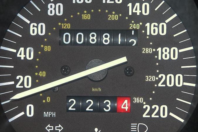 What To Do If You Have A Tire Belt Broke - odometer