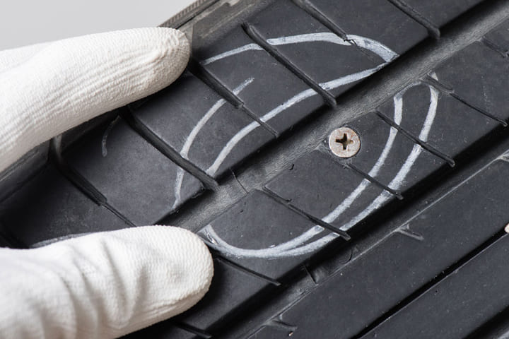 Tire damage: repair features and operating rules