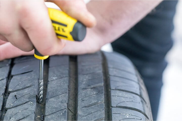 What tire punctures can be repaired
